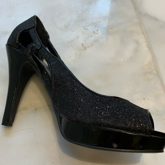 G by Guess Sparkly Black Platform Heel - Picture 5 of 5